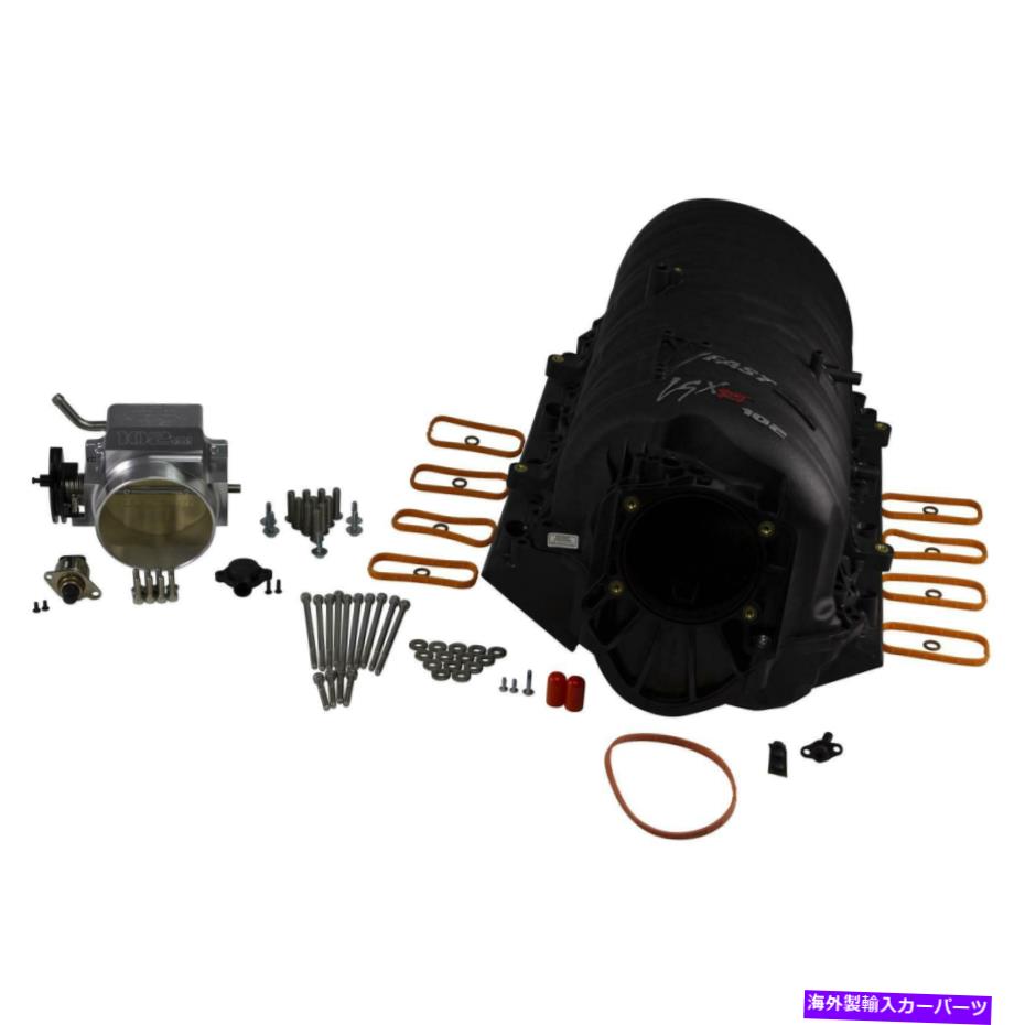 Intake Manifold 高速146602B-KIT 102mm吸気マニホールド /スロットルボディキット5.3L 6.0Lトラック FAST 146602B-Kit 102MM Intake Manifold / Throttle Body Kit for 5.3L 6.0L Trucks【並行輸入品】
