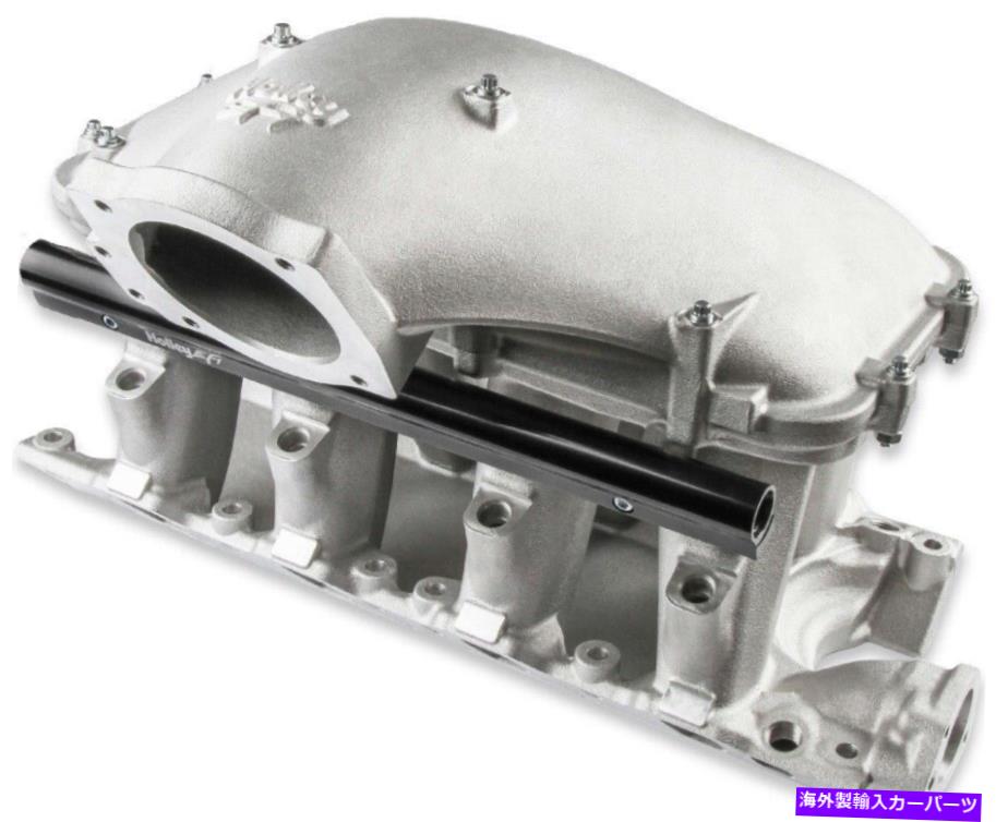 Intake Manifold Holley 8.2 "Hi-ram?fiマニホールド、シルバー、105mm 86-95 FORRD 5.0スロットル、サイドマウント HOLLEY 8.2" HI-RAM ЕFI MANIFOLD,SILVER,105MM 86-95 FОRD 5.0 THROTTLE,SIDE MOUNT【並行輸入品】|Us Custom Parts Shop USDM