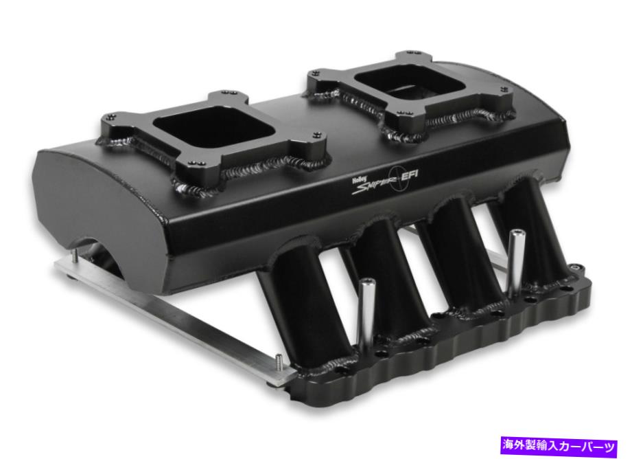 Intake Manifold Holley Sniper EFI 828072スナイパーシートメタル製造吸気マニホールド Holley Sniper EFI 828072 Sniper Sheet Metal Fabricated Intake Manifold【並行輸入品】