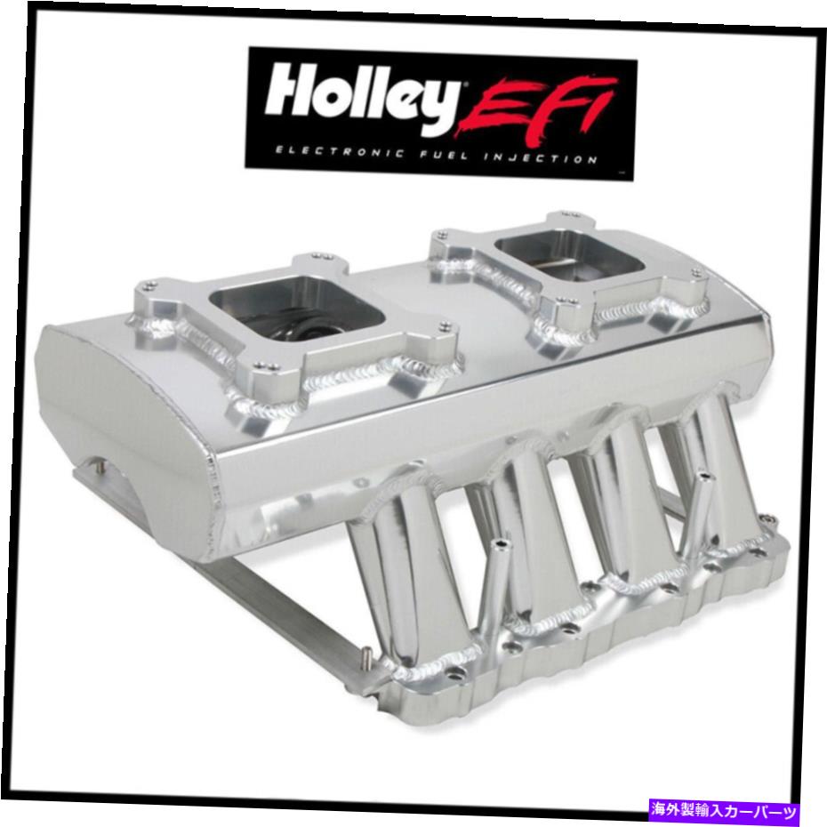 Intake Manifold Holley 828071 2x4スナイパー製造されたアルミニウム摂取マニホールド05-09フォード4.6L 3V Holley 828071 2x4 Sniper Fabricated Aluminum Intake Manifold 05-09 Ford 4.6L 3V【並行輸入品】