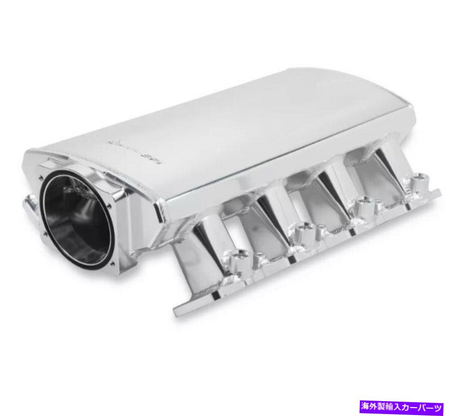 Intake Manifold Holley Sniper EFI 830111-1 EFI LS7エンジン用の控えめなシートメタル摂取量 Holley Sniper EFI 830111-1 EFI Low-Profile Sheet Metal Intake For LS7 Engine【並行輸入品】