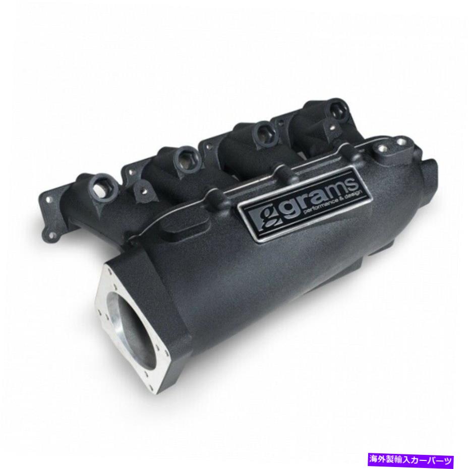 Intake Manifold グラムパフォーマンスvw mk4スモールポートインテークマニホールド - ブラック Grams Performance VW MK4 Small Port Intake Manifold - Black【並行輸入品】