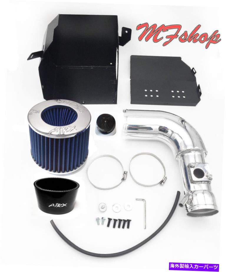 Intake Manifold 13-18のAirx Racing Black Blue AirX Racing Black Blue For 13-18 Subaru BR-Z 2.0L H4 Heat Shield Cold Air Intake【並行輸入品】
