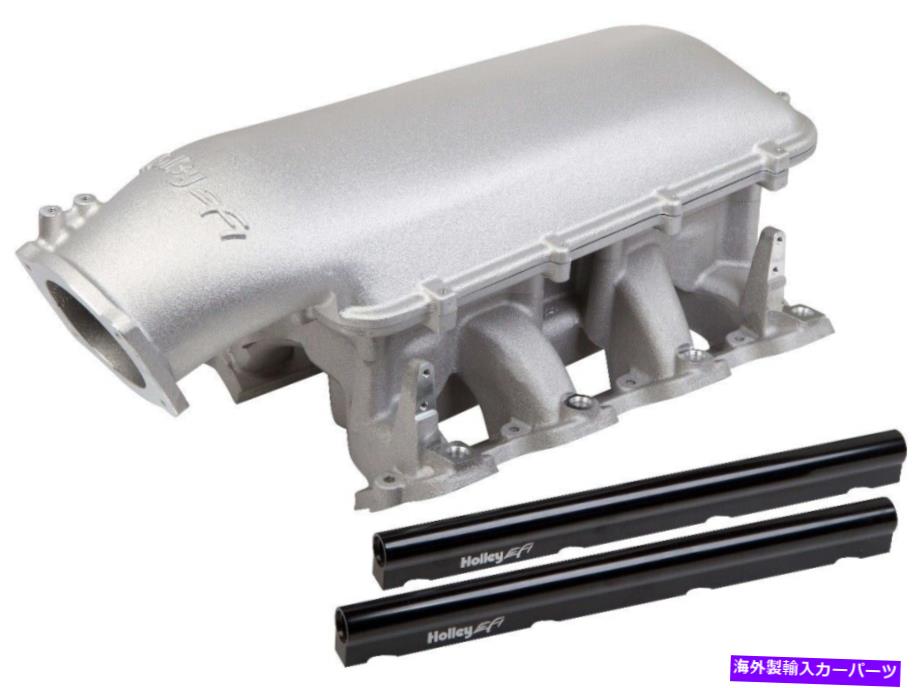 Intake Manifold New Holley Mid-Rise Intake Manifold、Silver、105mm TOP、10.44 "FRONT、GмLS1、LS2、LS6 NEW HOLLEY MID-RISE INTAKE MANIFOLD,SILVER,105MM TOP,10.44" FRONT,GМ LS1,LS2,LS6【並行輸入品】|Us Custom Parts Shop USDM