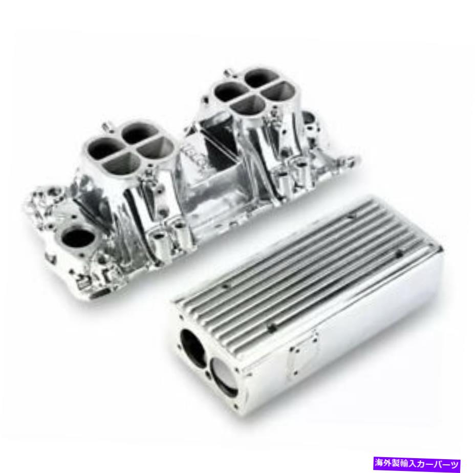 Intake Manifold 7540p weiand stealth RAM Intake -Chevy Small block v8 262-400 cu in 7540P Weiand Stealth Ram Intake - Chevy Small Block V8 262-400 cu In【並行輸入品】