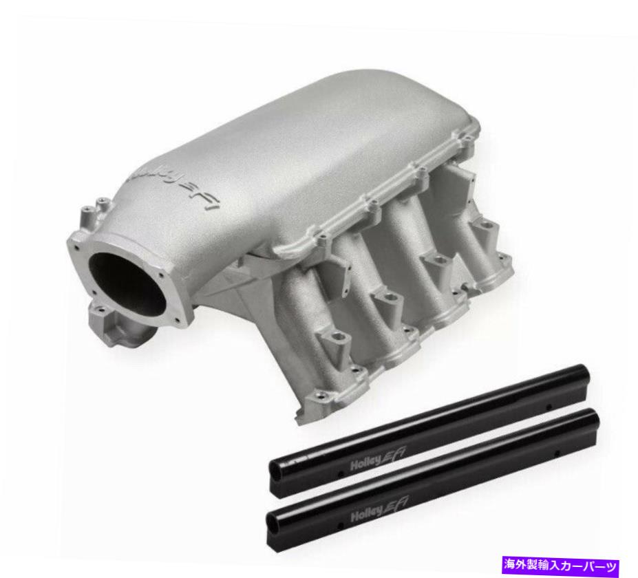 Intake Manifold Holley EFI 300-141 Holley Hi-Ram Intakeマニホールド-GM LT1ポート燃料噴射 Holley EFI 300-141 Holley Hi-Ram Intake Manifold - GM LT1 With Port Fuel Injecti【並行輸入品】