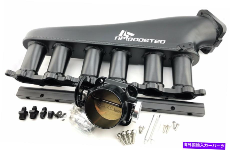 Intake Manifold Supra MK3 Aristo 1JZ-GTEアルミニウム吸気マニホールドセット90mmスロットルボディに適合する FITS SUPRA MK3 ARISTO 1JZ-GTE ALUMINUM INTAKE MANIFOLD SET 90MM THROTTLE BODY【並行輸入品】