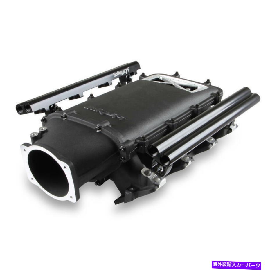 Intake Manifold Holley Intake Manifold; LO-RAM BLACK CERAMIC CASTアルミニウムシボレーLS1、LS2、LS6 Holley Intake Manifold ; Lo-Ram Black Ceramic Cast Aluminum Chevy LS1, LS2, LS6【並行輸入品】