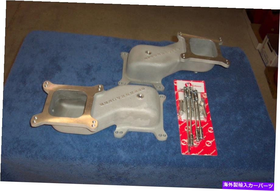 Intake Manifold リンケージ付きのOffy Offenhauser X-RAMアダプター Offy Offenhauser X-RAM adapters with linkage【並行輸入品】