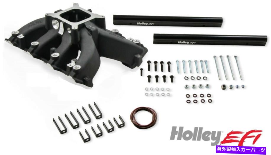 Intake Manifold Holley 300-290BKシングルプレーンEFIスプリットデザインレース吸気マニホールドGM LS3/L92 Holley 300-290BK Single Plane EFI Split-Design Race Intake Manifold GM LS3/L92【並行輸入品】 133,210円