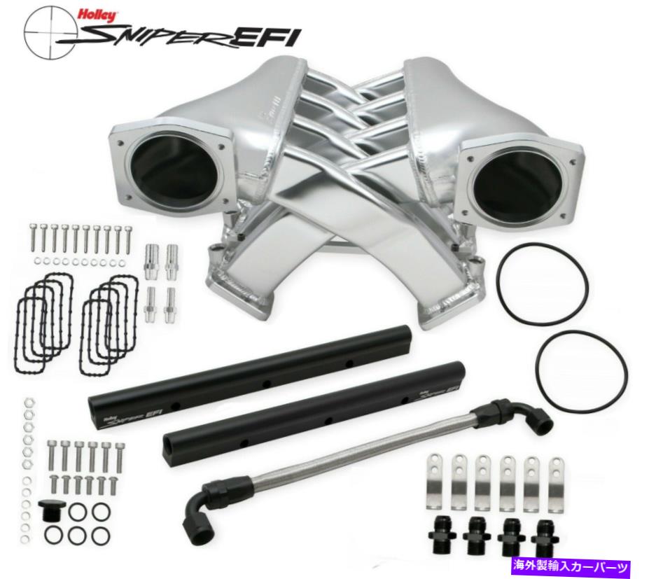 Intake Manifold Holley Sniper EFI 820241製造されたデュアルプレナム吸気マニホールド102mm LS1 LS2 Holley Sniper EFI 820241 Fabricated Dual Plenum Intake Manifold 102mm LS1 LS2【並行輸入品】｜Us Custom Parts Shop USDM