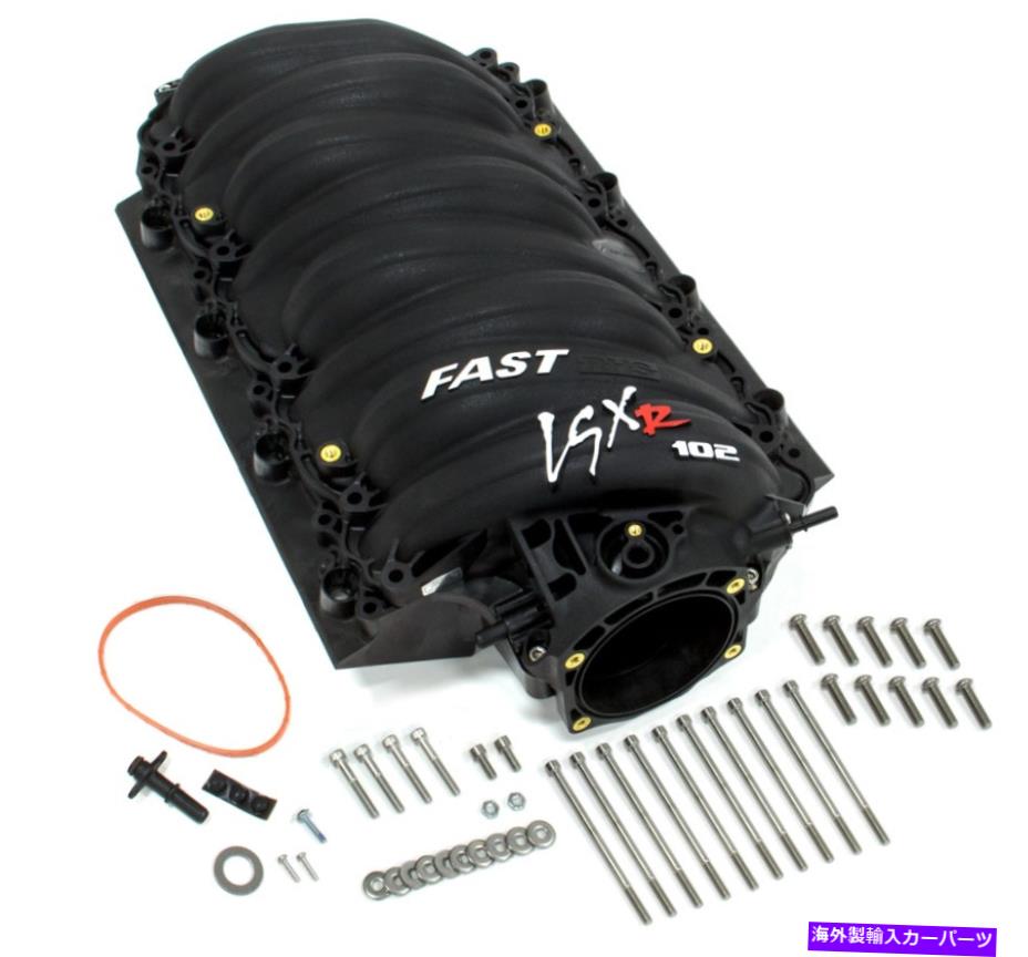 Intake Manifold 高速102mm LSXRブラックインテークマニホールド大聖堂ポートGEN III LS1 LS6 LS2 146302B FAST 102mm LSXR Black Intake Manifold Cathedral Port Gen III LS1 LS6 LS2 146302B【並行輸入品】