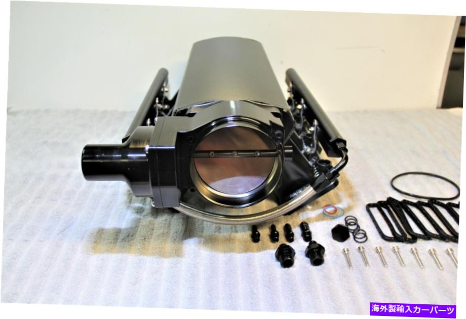 Intake Manifold 102mmアルミニウムLS1 LS2 LS6吸気マニホールド5.3L 6.0L 5.7LブラックW/スロットルボディ 102MM ALUMINUM LS1 LS2 LS6 INTAKE MANIFOLD 5.3L 6.0L 5.7L BLACK W/ THROTTLE BODY【並行輸入品】