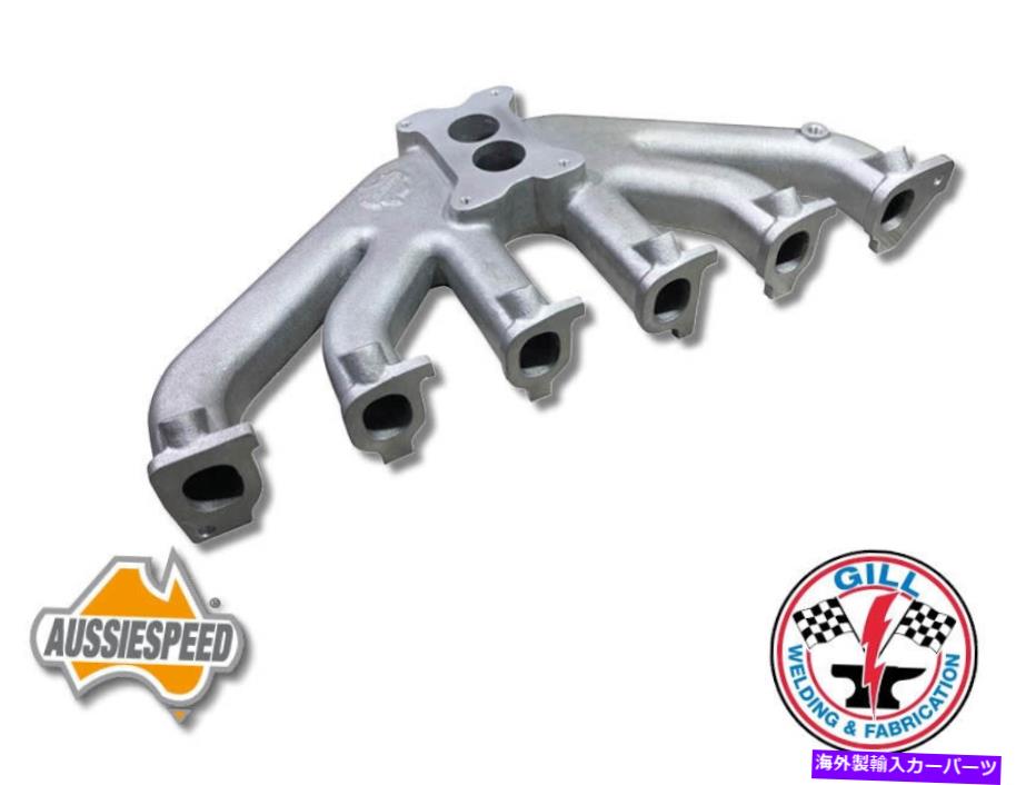 Intake Manifold フォード240/300 4.9Lインラインの2バレルマニホールド6 aussiespeed as0524 Ford 240/300 Two Barrel Manifold For 4.9L Inline Six Aussiespeed AS0524【並行輸入品】