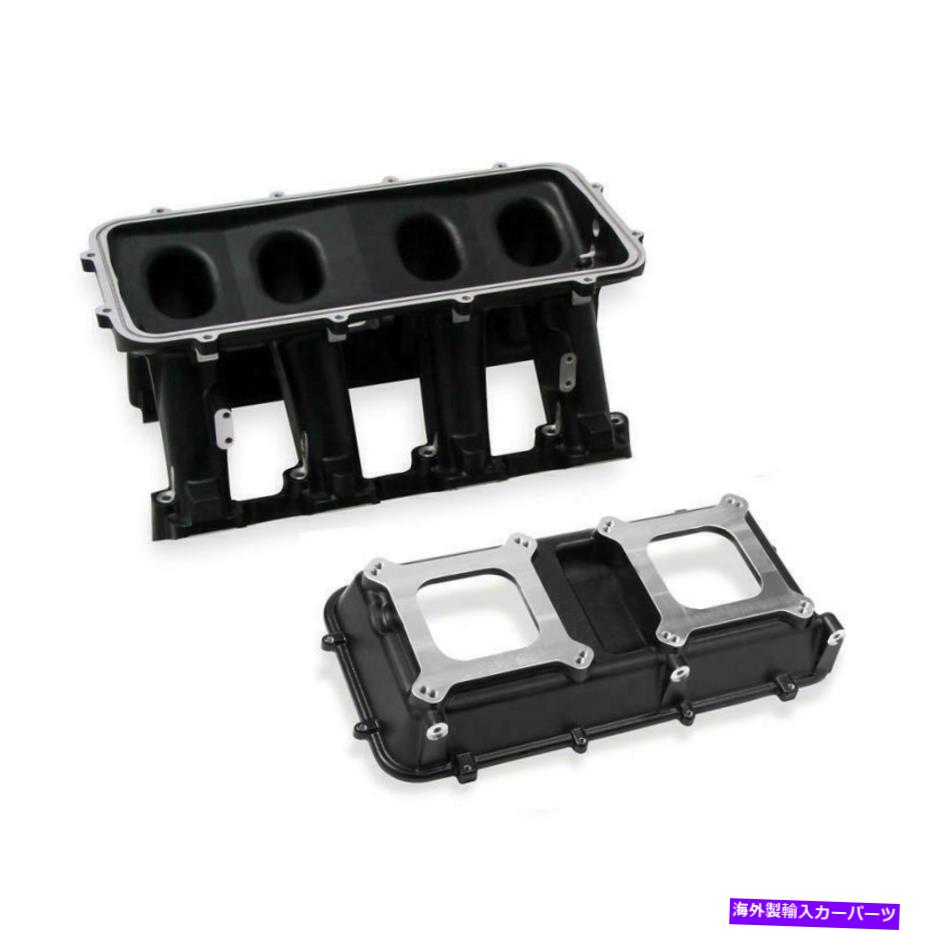 Intake Manifold Holley Intake Manifold 300-113bk; Chevy LS3、L92用ブラックセラミックアルミニウム Holley Intake Manifold 300-113BK; Black Ceramic Aluminum for Chevy LS3, L92【並行輸入品】