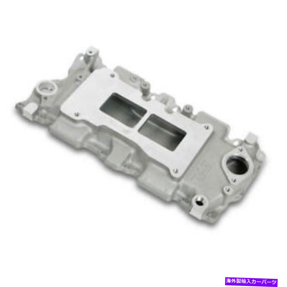 Intake Manifold ワインド摂取マニホールド6110win; 142シボレーのサテン262-400 SBC Weiand Intake Manifold 6110WIN; 142 Satin for Chevy 262-400 SBC【並行輸入品】