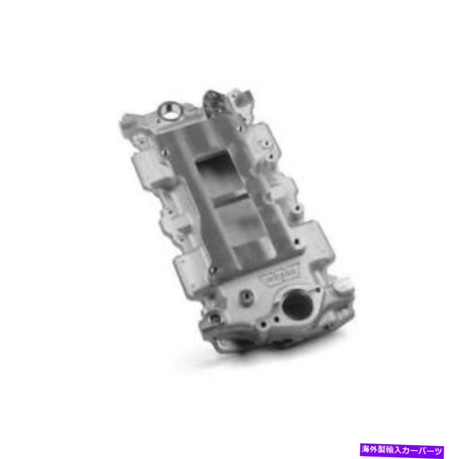 Intake Manifold ワインド摂取マニホールド6100WND; 142シボレーのサテン262-400 SBC Weiand Intake Manifold 6100WND; 142 Satin for Chevy 262-400 SBC【並行輸入品】