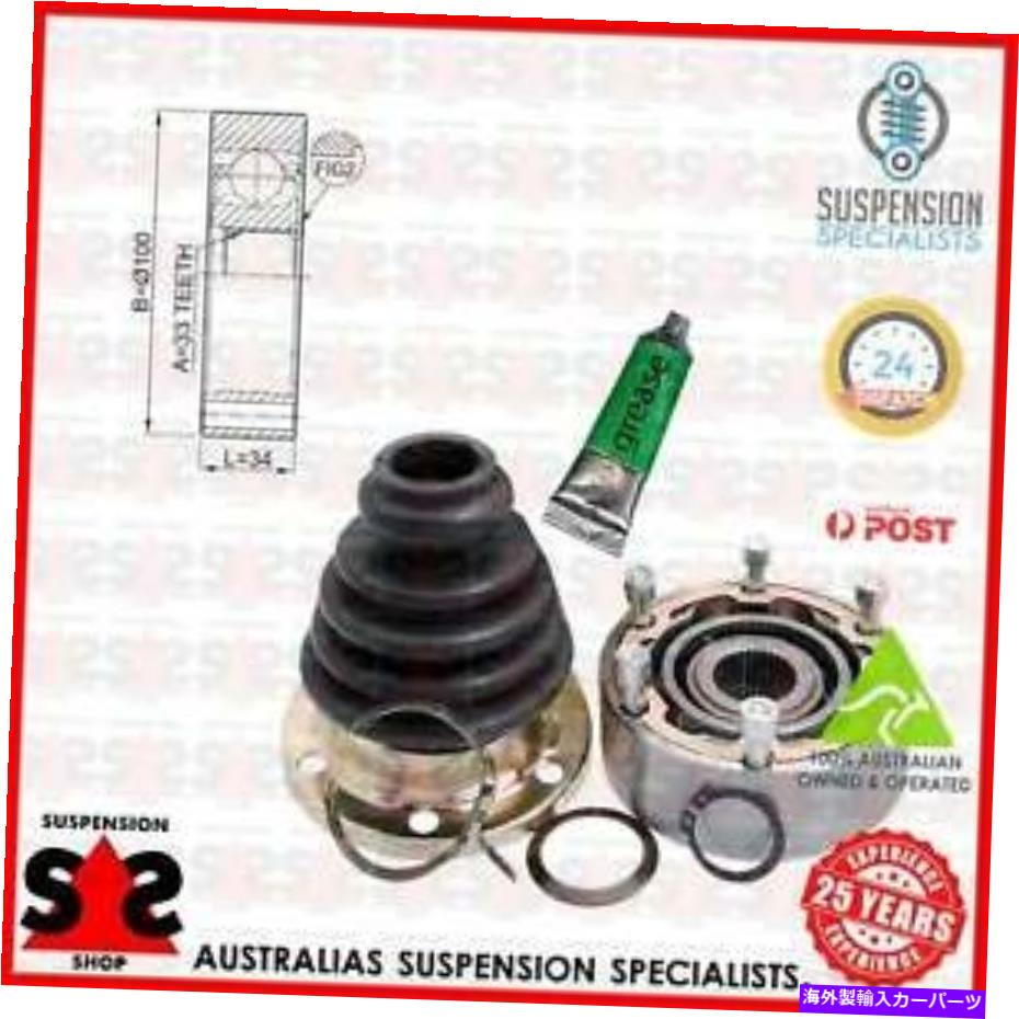 Driveshaft フロントアクスルジョイントキット、ドライブシャフトスーツVW新しいビートルコンバーチブル（1Y7）1Y7コンブ Front Axle Joint Kit, Drive Shaft Suit VW NEW BEETLE Convertible (1Y7) 1Y7 Conve【並行輸入品】