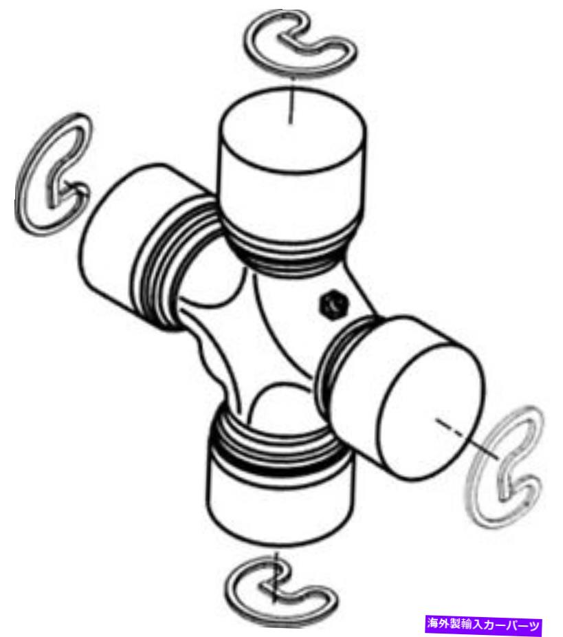 Driveshaft 生命のためのユニバーサルジョイントスパイサーSPL潤滑油は退屈なDana Spicer SPL55X Universal Joint-Spicer SPL Lube For Life Non-Greasable DANA Spicer SPL55X【並行輸入品】