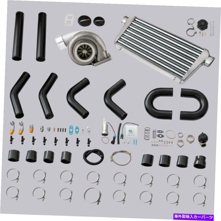 Turbo Charger 8PCS Turbo GT45 TurboCharger+Oil Feed Line+Oil Drain Return Line+InterCooler+BOV 8PCS Turbo GT45 Turbocharger+oil Feed Line+oil Drain Return Line+Intercooler+BOV【並行輸入品】