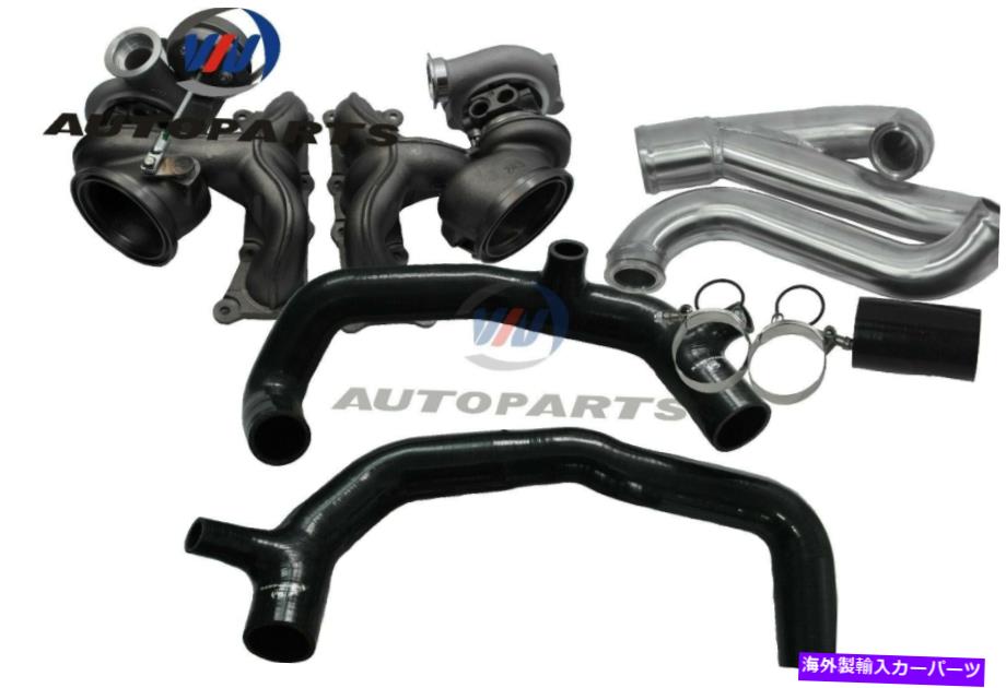 Turbo Charger アップグレードされたTD04-17Tツインターボチャージャー+2 \