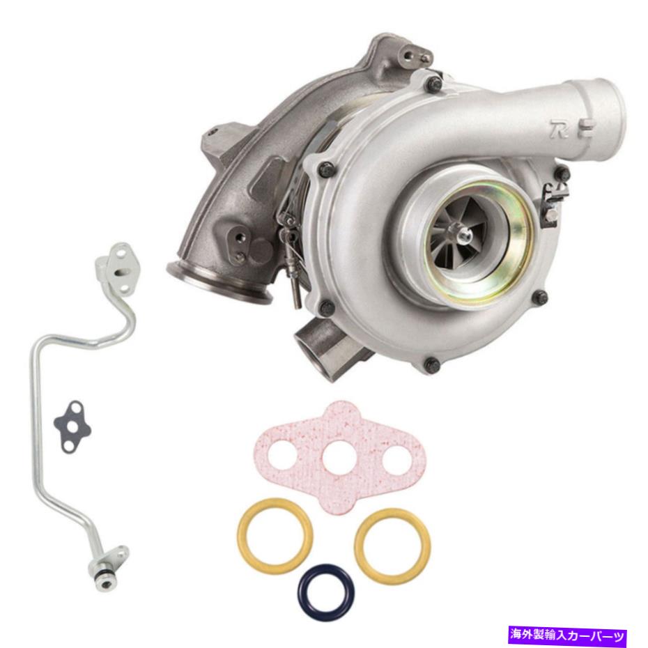 Turbo Charger フォードクラブワゴンスーパーデューティターボターボチャージャー付きガスケットとオイルラインDAC For Ford Club Wagon Super Duty Turbo Turbocharger w/ Gaskets & Oil Line DAC【並行輸入品】