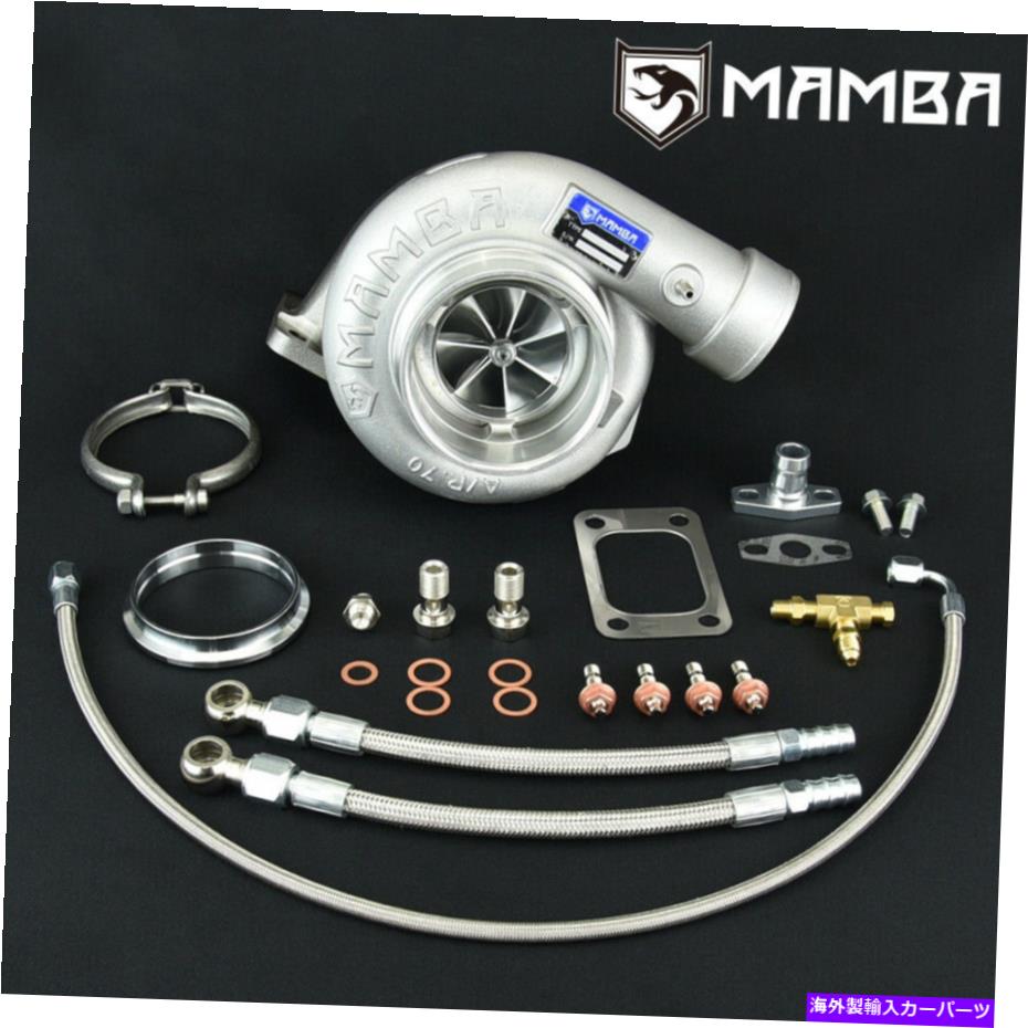 Turbo Charger MAMBA 7+7 4 "A/R.70ボールベアリングターボチャージャーGTX3584R .82 T3 Vバンドとしてねじれた MAMBA 7+7 4" A/R.70 Twisted AS Ball Bearing Turbocharger GTX3584R .82 T3 V-Band【並行輸入品】|Us Custom Parts Shop USDM