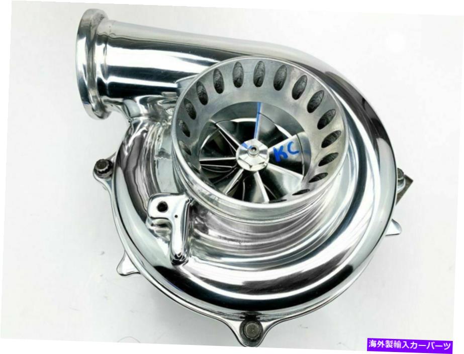 Turbo Charger KC研磨63/73ターボ-.84 AR -4 "94-98フォード7.3パワーストローク用プラスチックCCV KC Polished 63/73 Turbo - .84 AR - 4" Plastic CCV For 94-98 Ford 7.3 Powerstroke【並行輸入品】|Us Custom Parts Shop USDM