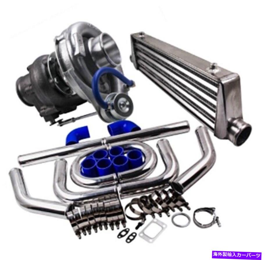 Turbo Charger T3 T4 T04Eターボカーガー+ユニバーサルレース用インタークーラーキット0.63 A/R 4 6 Vバンド T3 T4 T04E Turbocarger+Intercooler Kit For Universal Racing 0.63 A/R 4 6 V-Band【並行輸入品】|Us Custom Parts Shop USDM