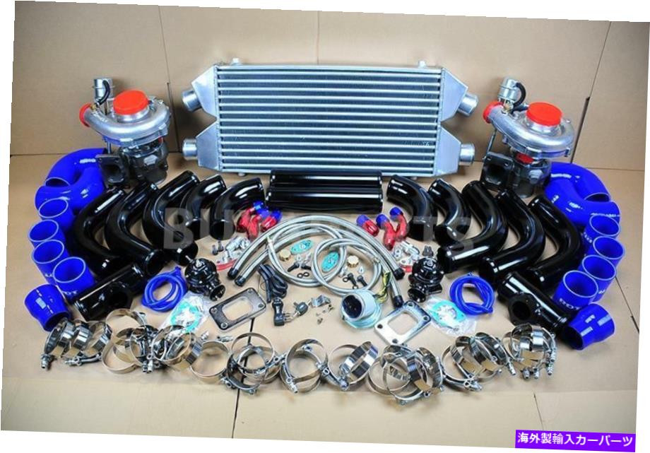 Turbo Charger DIY FMICツインT3/T4ターボチャージャーキット800HP DODGE RT SRT CHEVY CORVETTE BK/BL DIY FMIC TWIN T3/T4 TURBOCHARGER KIT 800HP FOR DODGE RT SRT CHEVY CORVETTE BK/BL【並行輸入品】|Us Custom Parts Shop USDM