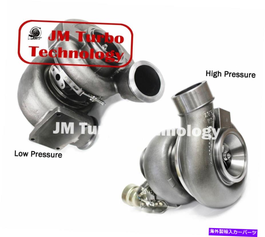Turbo Charger Twin TurboCharger High&Low PSI Turbo for Caterpillar Cat C15 Acert 232-1811 Twin Turbocharger High & Low Psi Turbo for Caterpillar CAT C15 ACERT 232-1811【並行輸入品】|Us Custom Parts Shop USDM