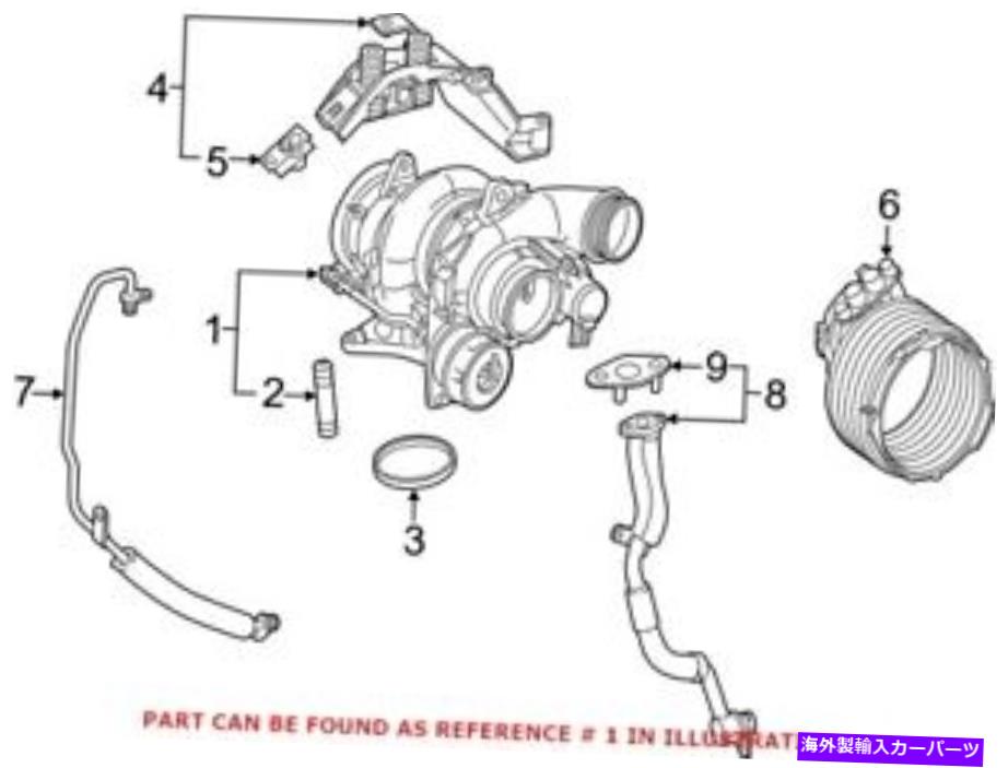 Turbo Charger メルセデス133090028080の本物のOEMターボチャージャー Genuine OEM Turbocharger for Mercedes 133090028080【並行輸入品】