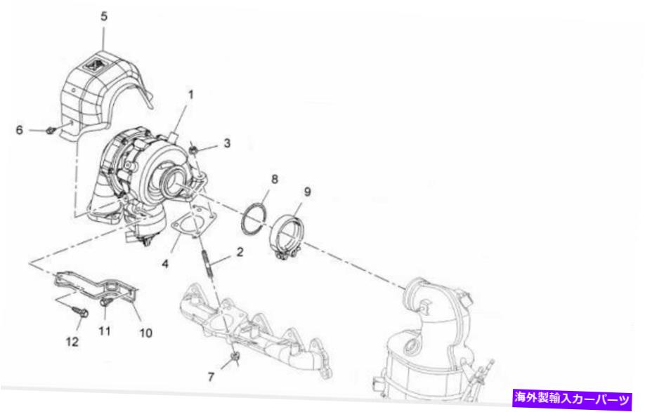 Turbo Charger 本物の新しいホールデンクルーズ2011-2015 2.0Lディーゼルターボチャージャーキット GENUINE NEW HOLDEN CRUZE 2011-2015 2.0L DIESEL TURBOCHARGER KIT【並行輸入品】