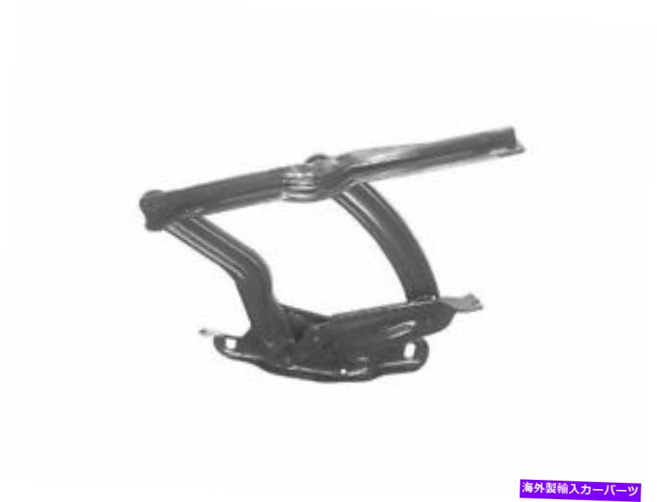 HOOD HINGES 左 - ドライバーサイドアクションクラッシュフードヒンジはポンティアックベンチュラ1971-1977 88cybrに適合します Left - Driver Side Action Crash Hood Hinge fits Pontiac Ventura 1971-1977 88CYBR【並行輸入品】