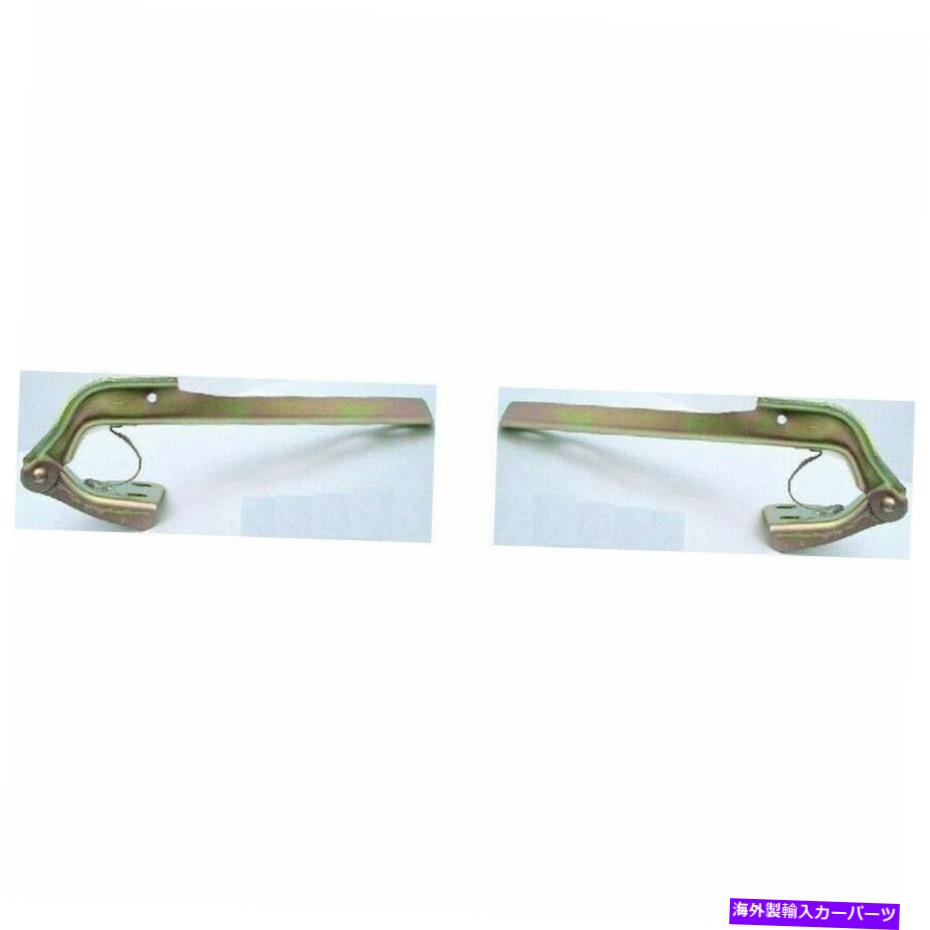 HOOD HINGES 2フィットの新しいセットFord F-350 1987-1997左＆右側のフードヒンジアセンブリ New Set Of 2 Fits FORD F-350 1987-1997 Left & Right Side Hood Hinge Assembly【並行輸入品】