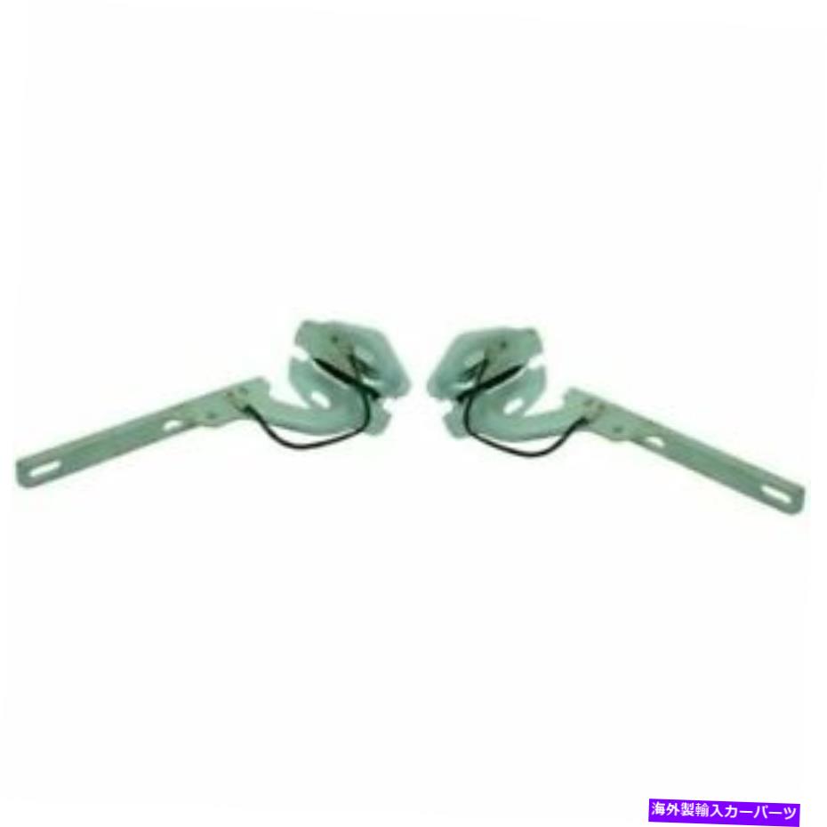 HOOD HINGES RangerのP.Fits 1983-1998 Hood Hinges Right \u003d左ペアセット（\u003d 98-06 Mz PU） P.FITS FOR RANGER 1983 - 1998 HOOD HINGES RIGHT \u003d LEFT PAIR SET (\u003d98-06 MZ PU)【並行輸入品】