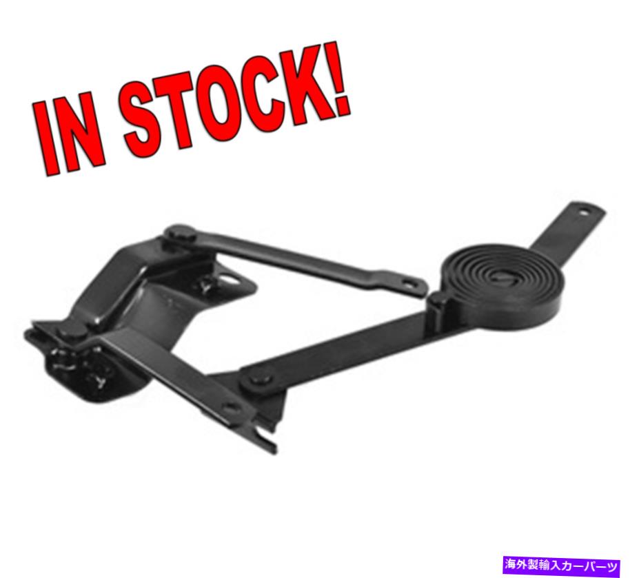 HOOD HINGES 1947-1955シボレー3100 GMCトラック左手ドライバーサイドフードヒンジ付きサポートリンク 1947-1955 Chevy 3100 GMC Truck Left Hand Driver Side Hood Hinge w/ Support Link【並行輸入品】