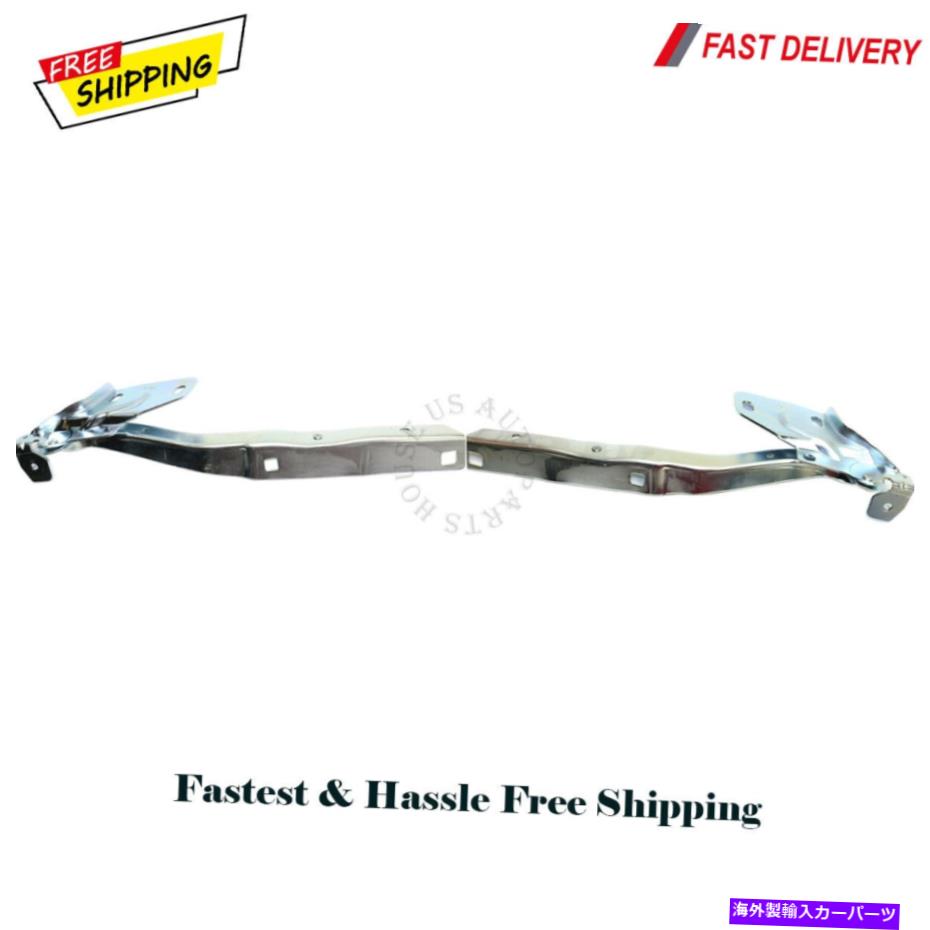 HOOD HINGES 2002年から2008年のDodge Ram 1500ドライバーと助手席側のフードヒンジセットの新しい New For 2002-2008 Dodge Ram 1500 Driver & Passenger Side Hood Hinge Set【並行輸入品】
