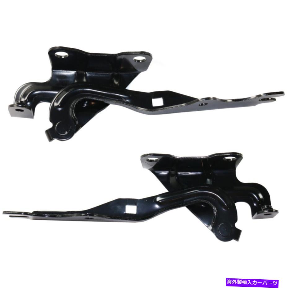HOOD HINGES CX-7 MA1236135用の2つのフードヒンジの左と右のヒンジLH＆RH、MA1236134ペア Set of 2 Hood Hinges Left-and-Right LH & RH for CX-7 MA1236135, MA1236134 Pair【並行輸入品】