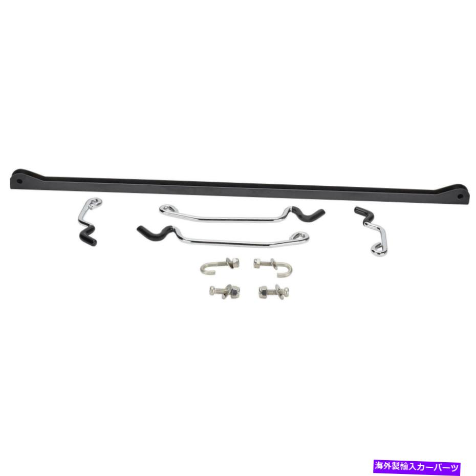 HOOD HINGES スピードウェイ1928-36フォードフードプロップキット、ブラック Speedway 1928-36 Ford Hood Prop Kit, Black【並行輸入品】
