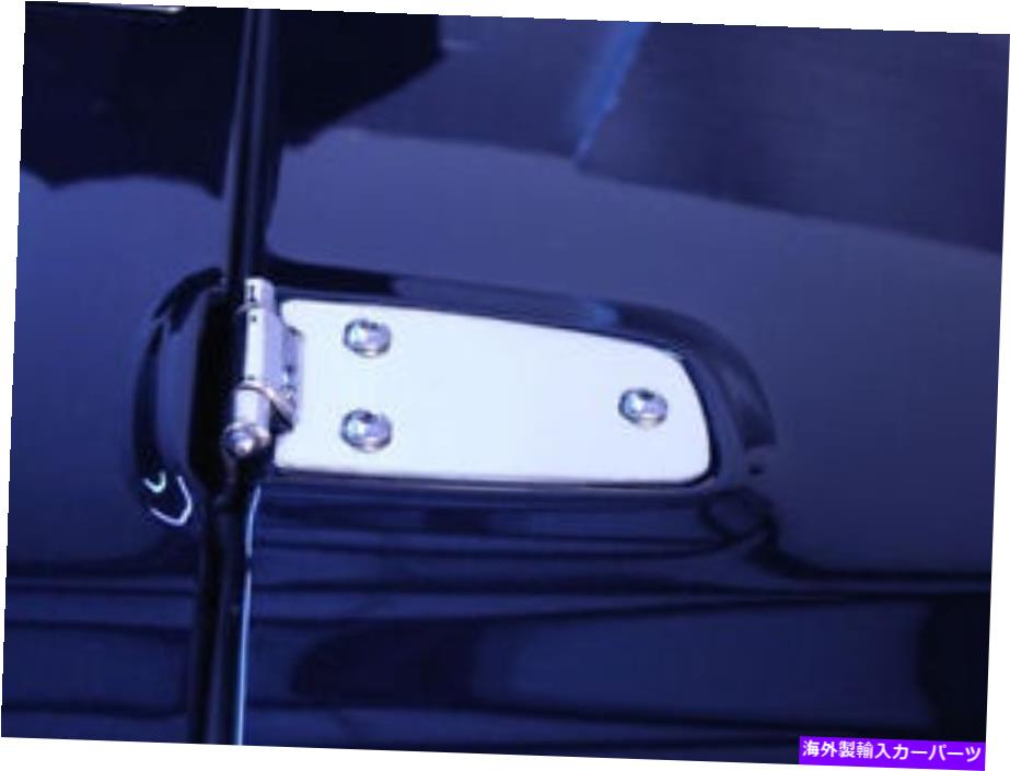 HOOD HINGES フードヒンジ97-06ジープラングラーTJ UnlimitedステンレスX 11111.02の Hood Hinges 97-06 For Jeep Wrangler Tj Unlimited Stainless X 11111.02【並行輸入品】