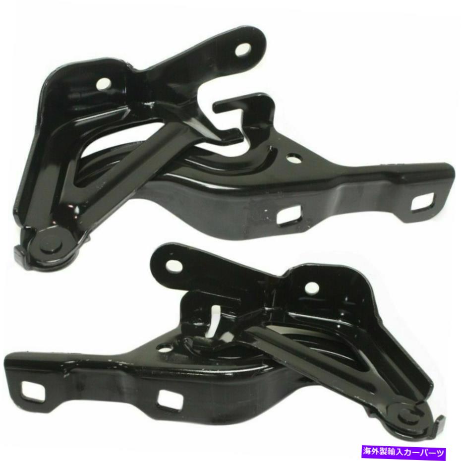 HOOD HINGES 2つのフードヒンジの新しいセットドライバーと乗客側のシェビーGM1236160、GM1236161ペア New Set of 2 Hood Hinges Driver & Passenger Side Chevy GM1236160, GM1236161 Pair【並行輸入品】