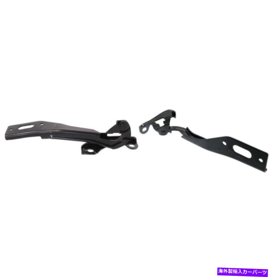 HOOD HINGES 2012 - 15年のホンダシビックセダンクーペ向けの新しいドライバーと助手席のフードヒンジセット New Driver & Passenger Side Hood Hinge Set For 2012-15 Honda Civic Sedan Coupe【並行輸入品】