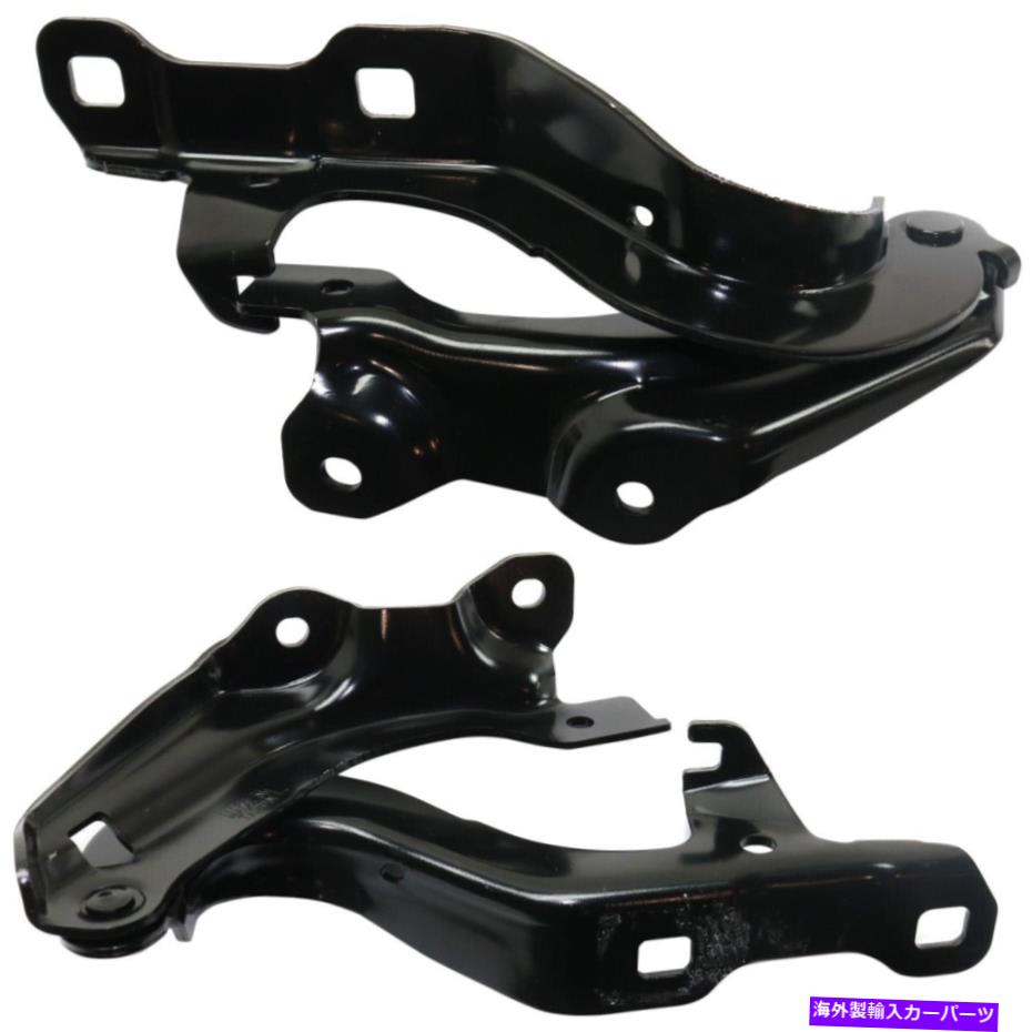 HOOD HINGES Chevy LH＆RH GM1236205、GM1236204ペアの2つのフードヒンジの左と右のセット Set of 2 Hood Hinges Left-and-Right for Chevy LH & RH GM1236205, GM1236204 Pair【並行輸入品】