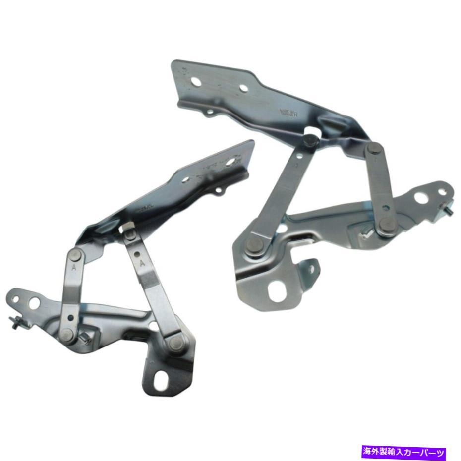 HOOD HINGES Jeep CH1236151、CH1236150ペア用の2つの左と右のLH＆RH＆RHのフードヒンジセット Hood Hinges Set of 2 Left-and-Right LH & RH for Jeep CH1236151, CH1236150 Pair【並行輸入品】