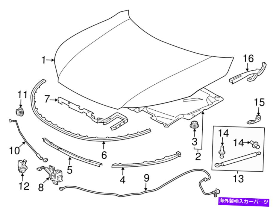 HOOD HINGES 本物のホンダヒンジLフード60170-T2F-A00ZZ Genuine Honda Hinge L Hood 60170-T2F-A00ZZ【並行輸入品】