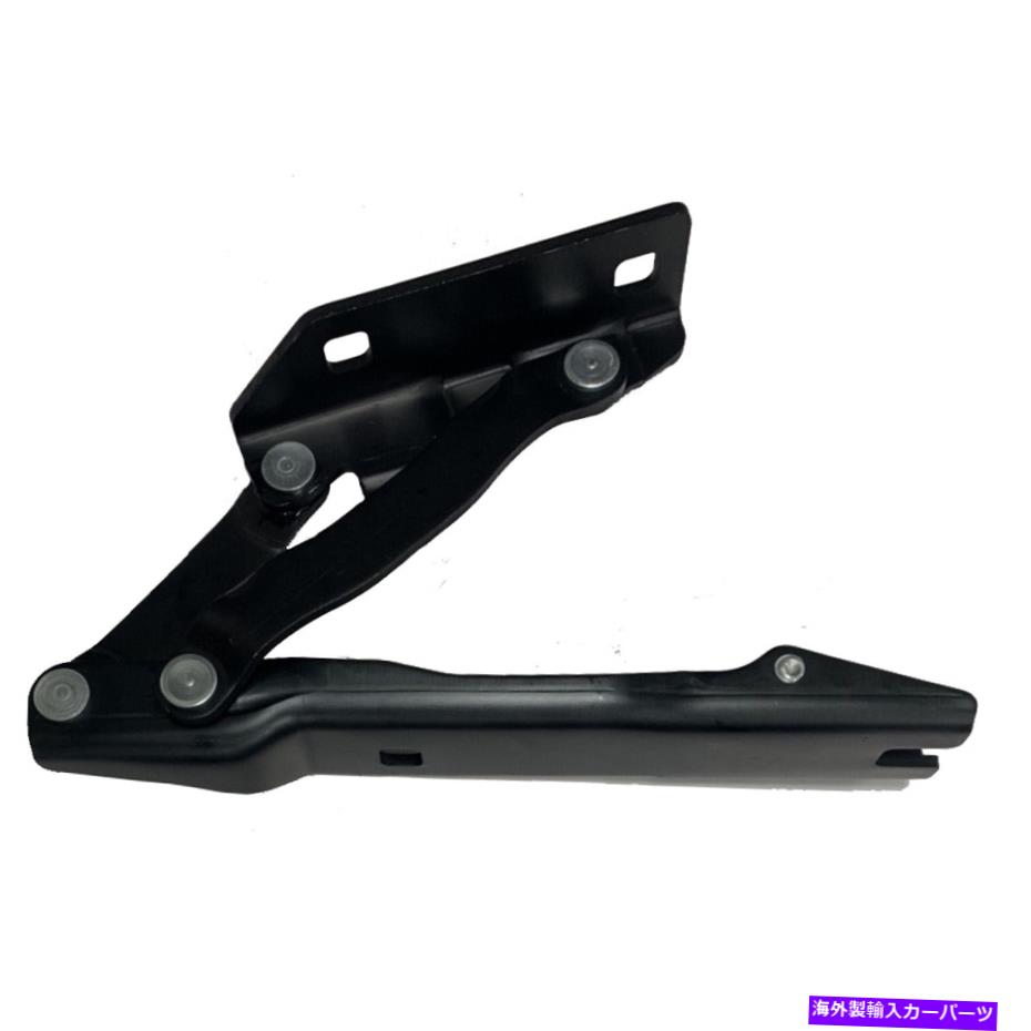 HOOD HINGES 交換用ブラックスチールドライバーサイドフードヒンジ Replacement Black Steel Driver Side Hood Hinge【並行輸入品】