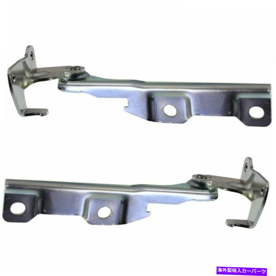 HOOD HINGES 2004年から2008年の2人のドライバーと助手席側のシボレーアベオセットのフードヒンジ Hood Hinge For 2004-2008 Chevrolet Aveo Set of 2 Driver and Passenger Side【並行輸入品】