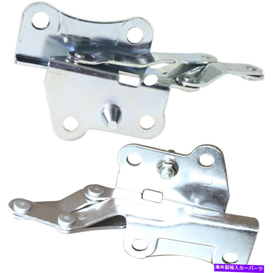 HOOD HINGES 2つのドライバーと助手席側LH RH KI1236101、KI1236102ペアの新しいフードヒンジセット New Hood Hinges Set of 2 Driver & Passenger Side LH RH KI1236101, KI1236102 Pair【並行輸入品】