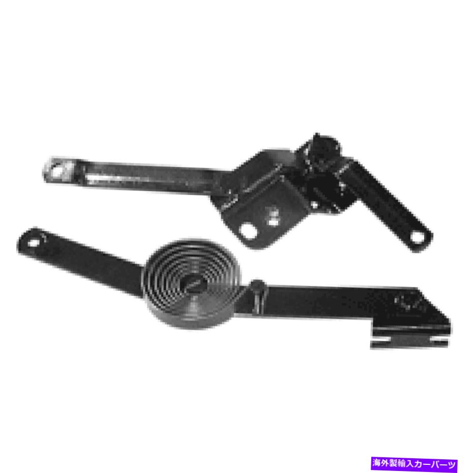 HOOD HINGES 交換用乗客側のフードヒンジ付きサポートリンク Replacement Passenger Side Hood Hinge w/Support Link【並行輸入品】